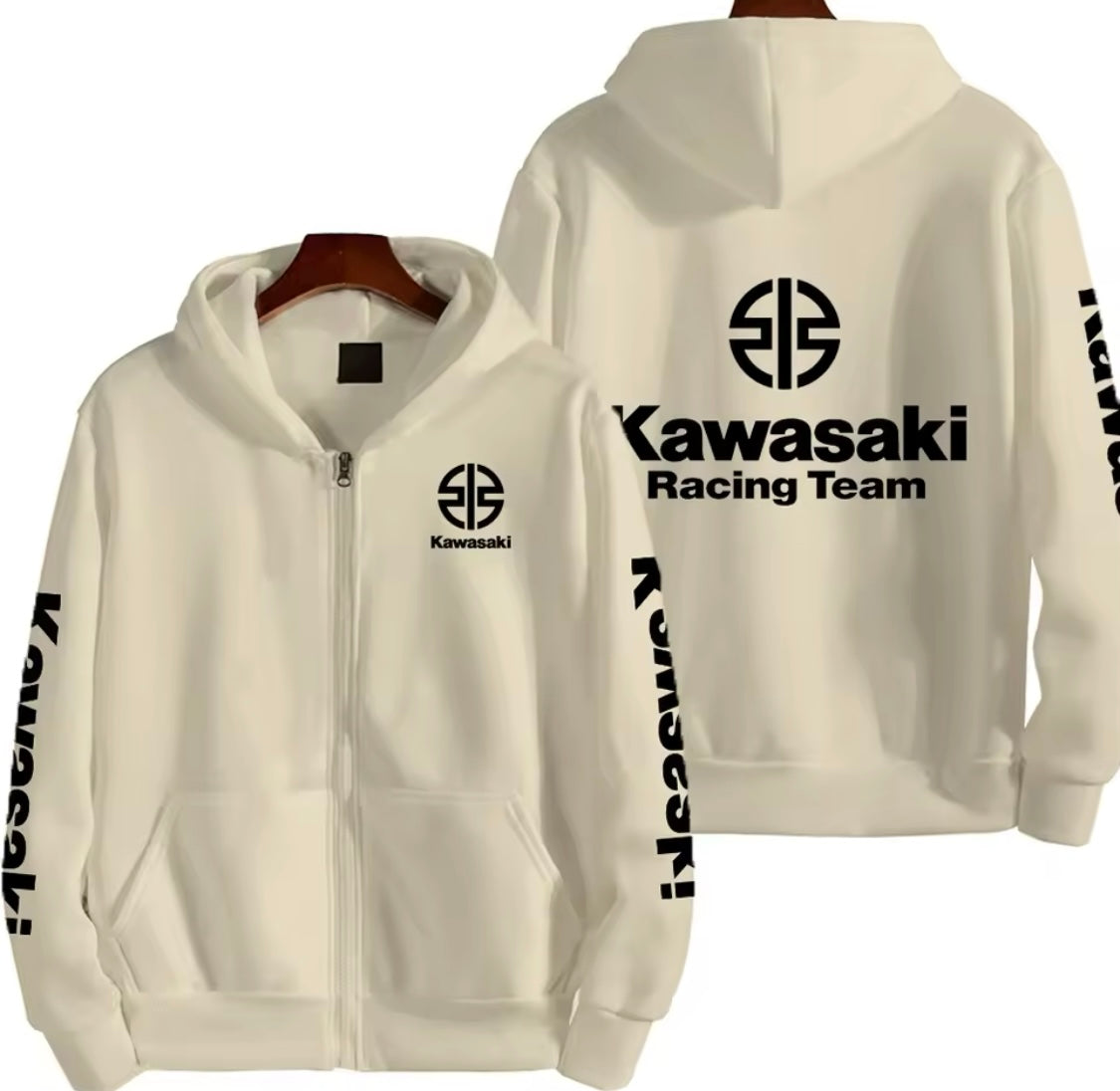 Kawasaki zip up hoodie