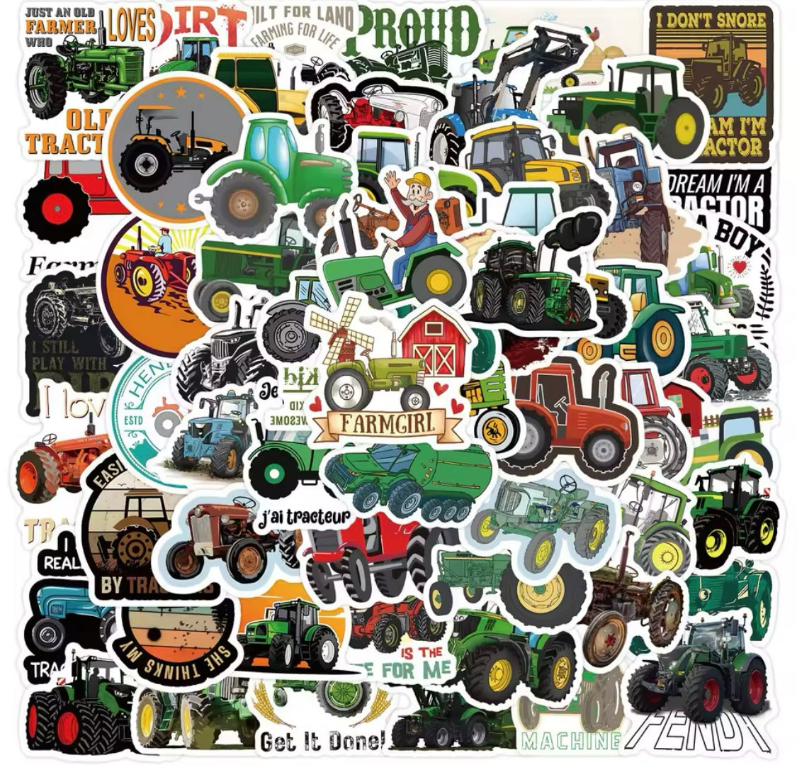 farm tractor 60 stickers