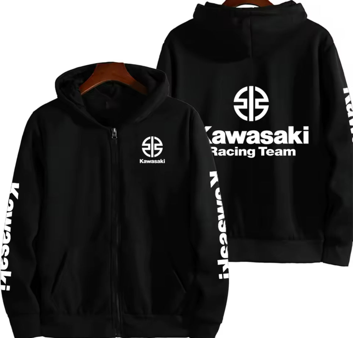 Kawasaki zip up hoodie