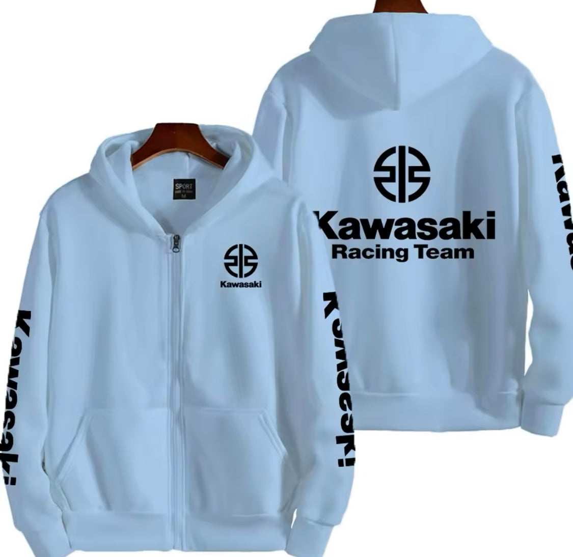 Kawasaki zip up hoodie