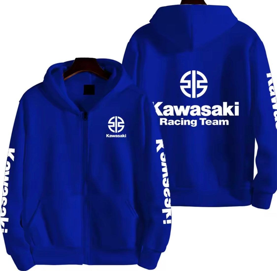 Kawasaki zip up hoodie