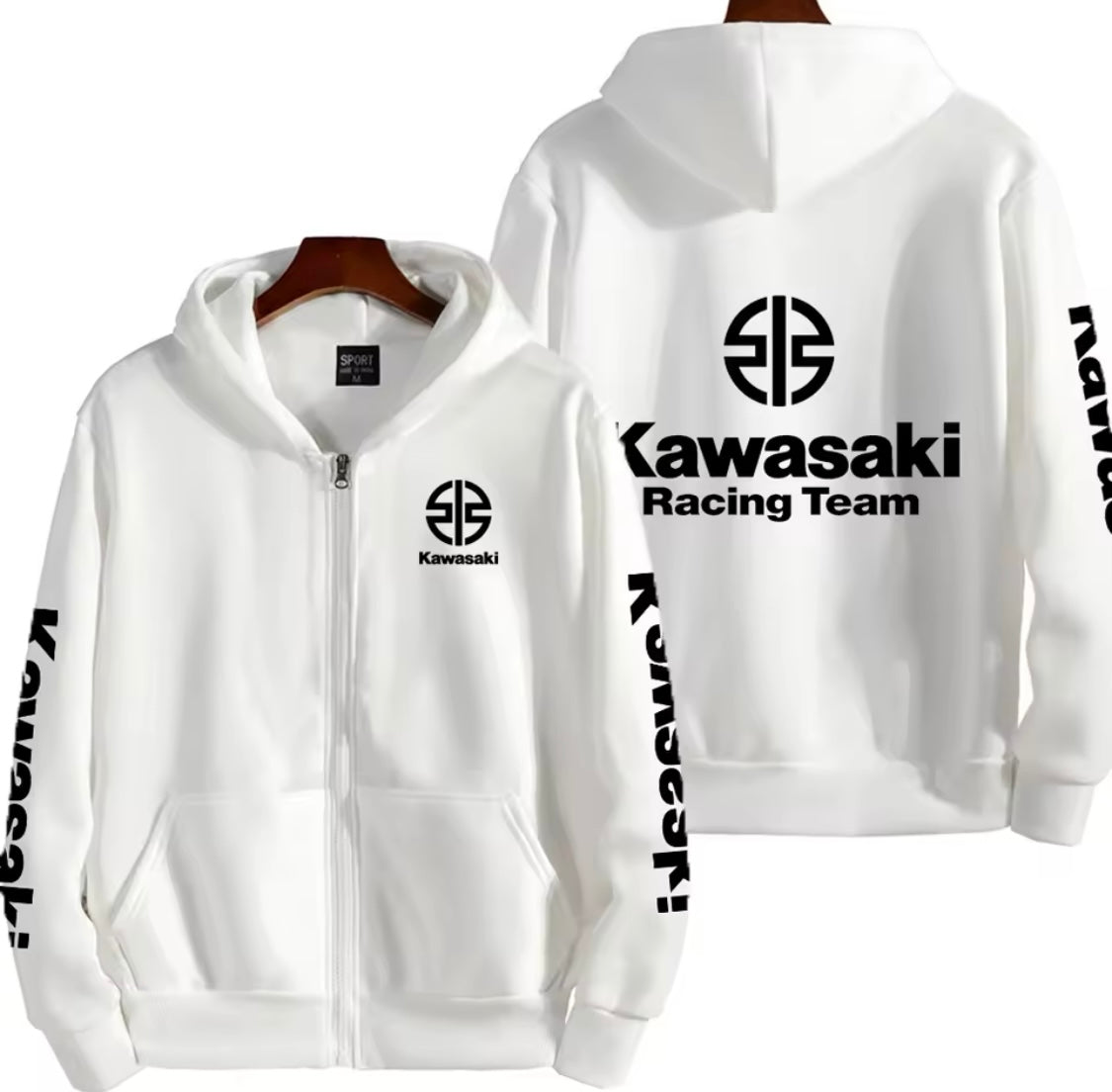 Kawasaki zip up hoodie