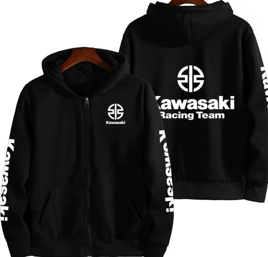 Kawasaki zip up hoodie