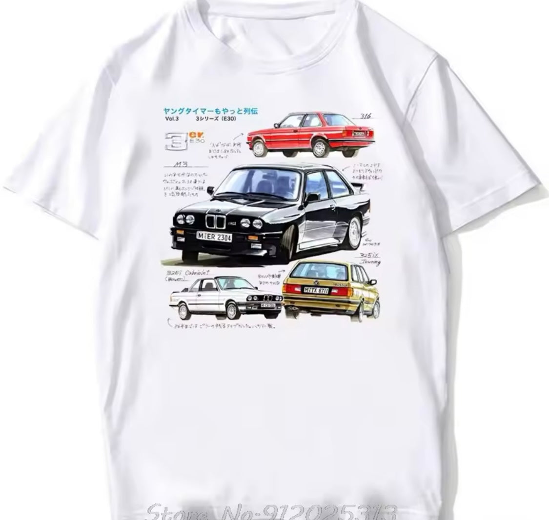 BMW E30/M3/E34 t-shirt